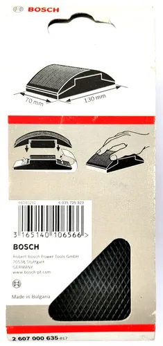 Gummi Handschleifblock 70 x 130 mm Bosch 2607000635