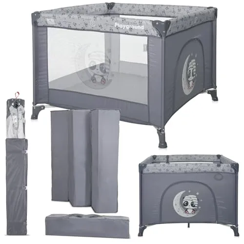 Lauf- & Spielgitter Grau von Lorelli