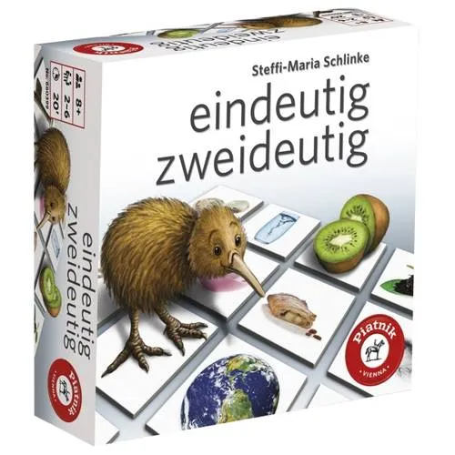 Piatnik 6603 Eindeutig Zweideutig, Edition 1 - Gesellschaftsspiel für kreative Gespräche, fördert Kommunikation und Spaß in geselliger Runde