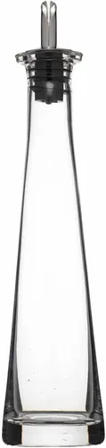 KitchenCraft Öl- oder Essigflasche 200ml Glaspyramide transparent