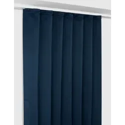 Beautex Verdunkelungsvorhang - Blickdicht und stilvoll in Navyblau - Gardinen mit Kräuselband, perfekt zum Abdunkeln und für mehr Privatsphäre, pflegeleicht bis 30 Grad waschbar, ideal für Schlafzimmer und Wohnräume.