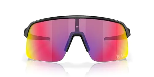 Oakley Sutro Lite Matte Black / Prizm Road - Sportbrille - Sportbrillen mit Halbrahmen für erweitertes Sichtfeld und verbesserte Belüftung. Prizm-Glastechnologie sorgt für optimale Farb- und Kontrastwahrnehmung.