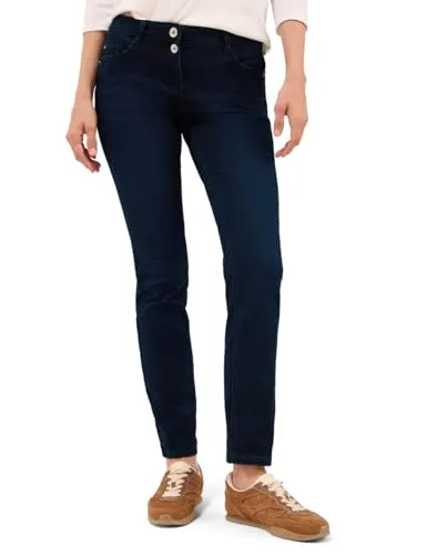 CECIL Damen 3716116 Casual Fit Jeans von CECIL