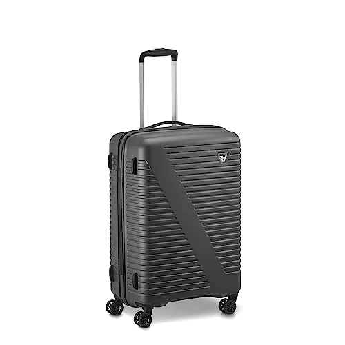 RONCATO Sunlite 4 Rollen Trolley 66 cm - Koffer mit 70 l Fassungsvermögen und ultraleichtem, stoßfestem Material. Ideal für Reisen, ausgestattet mit Teleskopgriff, 4 Lenkrollen und praktischem Innenorganizer.