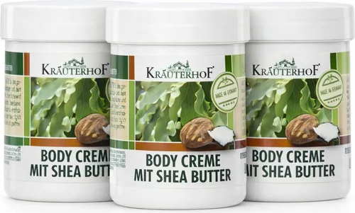 Kräuterhof Body Creme mit Shea Butter – 3er Set (3 × 100 ml)