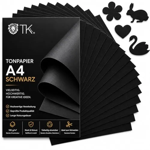 100x Blatt A4 Tonpapier von TK Gruppe Timo Klingler