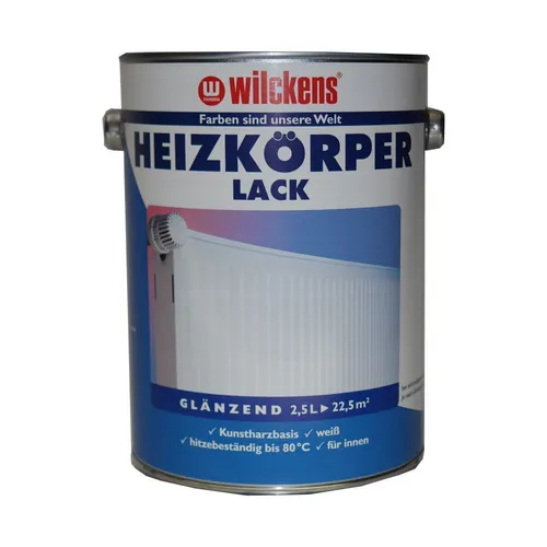  2,5 l Wilckens Heizkörperlack glänzend weiß Lack Heizung Innen €9,40/l
