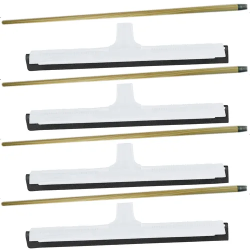 Novaliv Duschabzieher mit langem Stiel 43 cm - Effektiver Wasserschieber für Dusche, Terrasse und Fenster. Die breite Gummilippe sorgt für müheloses Abziehen von Wasser und Schmutz, reduziert Rutschgefahr und erleichtert die Reinigung.