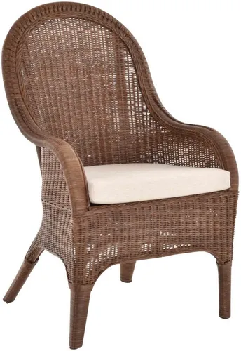 korb.outlet Bequemer Rattansessel mit hoher Rückenlehne von Krines Home