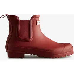 Hunter Original Chelsea Boot Military Red EU 38 von Hunter Boots