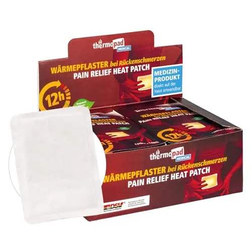 THERMOPAD Wärmepflaster – 12 Stunden Wärme für Rücken- und Muskelentspannung (30 Stück)