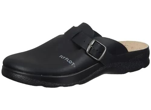 Fly Flot Damen Pantoletten 38 EU - Bequeme Pantoletten für Damen mit anschmiegsamem Leder, gepolsterter Decksohle und rutschfester Sohle für optimalen Komfort und sicheren Halt.