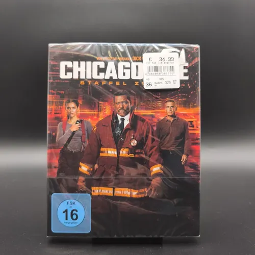 Chicago Fire - Staffel 12 auf Blu-ray - Komplette Staffel 12 der beliebten Feuerwehr-Serie, jetzt auf Blu-ray mit hochauflösendem Bild und packendem Sound, ideal für Fans von Action und Drama.