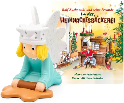 Tonies Hörfigur - Rolf Zuckowski In der Weihnachtsbäckerei, handbemalt und ideal für stimmungsvolle Weihnachtsmomente mit der Toniebox