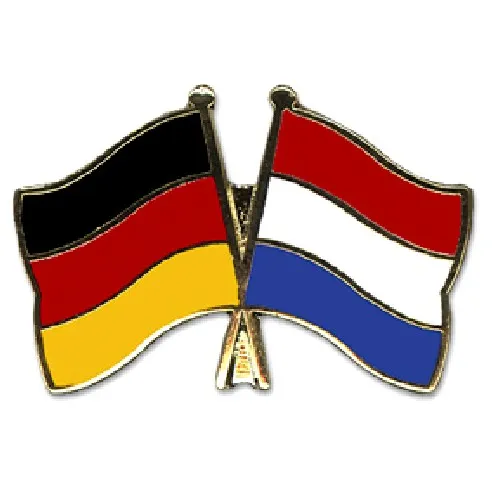 Freundschaftspin Deutschland-Niederlande von Everflag