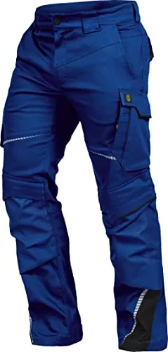 Leibwächter FLEXH Flex Line Bundhose kornblau-schwarz Gr. 50 - Arbeits- & Schutzkleidung, atmungsaktiver Stretchstoff mit hoher Reißfestigkeit und reflektierenden Elementen für optimale Sichtbarkeit.