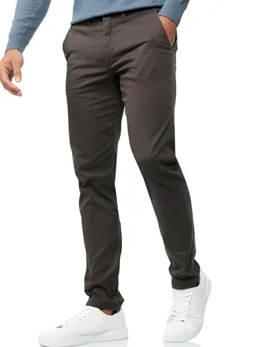 Indicode Herren INWasling Stretchhose – Bequeme Herrenhose aus Baumwolle mit 5 Taschen - Hochwertige Baumwollhose mit leichtem Stretch für optimalen Komfort und Bewegungsfreiheit. Praktische 5 Taschen bieten ausreichend Stauraum. Ideal für den Alltag!