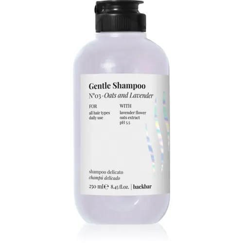 FarmaVita Backbar Gentle hydratisierendes Shampoo zum schonenden Waschen 250 ml