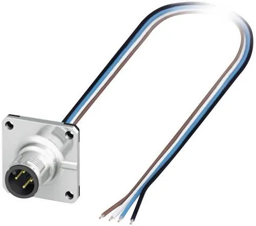 Phoenix Contact 1419991 Sensor-/Aktor-Einbausteckverbinder M12 Stecker, Einbau 0.50 m Polzahl Sensoren: 4 1 St.