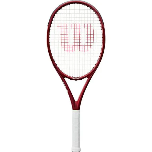 Wilson Tennisschläger Triad Five 103in - Komfort & Power in Rot - Tennisschläger mit innovativer Triad Isozorb-Dämpfung für mehr Komfort und verbesserte Power, ideal für Spieler, die sowohl Kraft als auch ein gutes Gefühl am Schläger suchen.