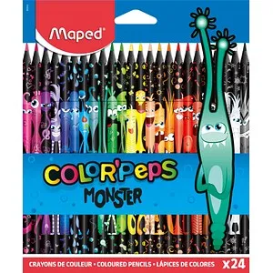 maped COLOUR'PEPS MONSTER Buntstifte farbsortiert, 24 St. in schwarz von Maped