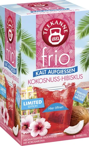 Produktbild Teekanne frio Kokosnuss-Hibiskus 18x2,5g