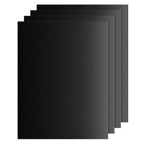 SPGOOD BBQ Grillmatte, Antihaft Grillmatten Grillplatte Gasgrill, Backpapier Wiederverwendbar,für Holzkohlegrill, Elektronischen Grill, PFOA-Frei über 50x40 cm (4er Set)