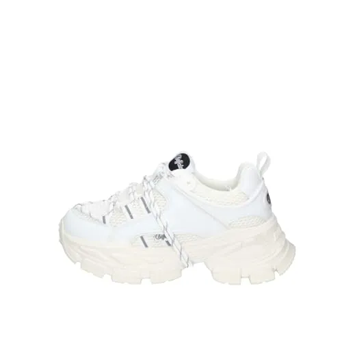 Buffalo Bliss Luxe Wildlederoptik Sneaker Weiß #1 - Sneaker in 41 EU, aus 100% veganem Material, ideal für umweltbewusste Modebewusste.