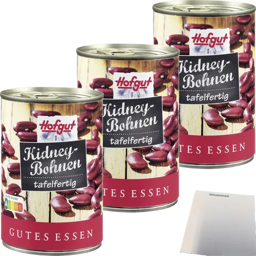 Hofgut Kidneybohnen 3er Pack 3x425ml Dose usy Block