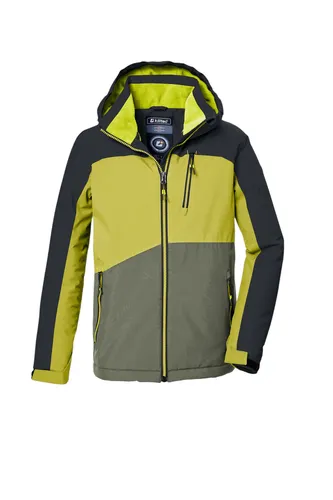 KILLTEC KOW 370 BYS JCKT Funktionsjacke für Kinder - Sportliche Funktionsjacke für Jungen, wasserdicht mit 10.000 mm Wassersäule und warmem Fleece-Innenfutter, ideal für Outdoor-Aktivitäten.