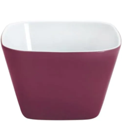 KAHLA 206010A69409C Pronto Colore kleine Schale eckig 6x6 cm wild berry|lila Schälchen aus Porzellan