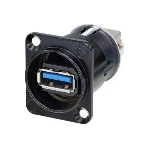 Neutrik Reversible USB-Durchführung 3.0 Buchse, Einbau Durchführung NAUSB3-B Inhalt: 1St.
