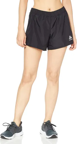 Odlo Damen Shorts Element Sport Kurzehose Laufshorts, Schwarz, XS