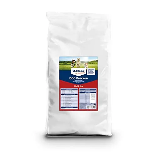 LEXA DOG® Brocken Rind & Reis 15 kg Sack