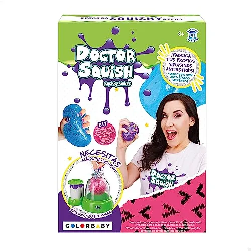 Doctor Squish 48086 Nachfüllset für Squishy-Kugeln, Anti-Stress-Bälle, Anti-Stress-Bälle, Squishie-Spielzeug, Geschenk für Kinder
