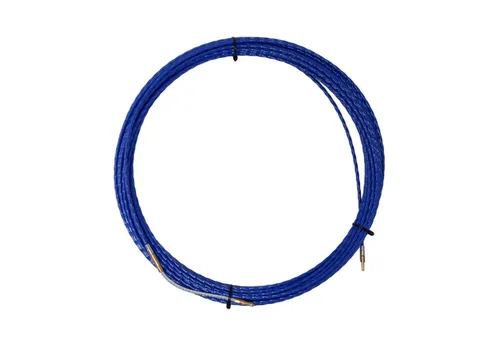 ViD Kabelführung Edelstahl Einziehband Ø3mm x 25m, blau