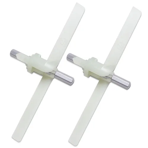 2x Durchlaufschnitzlerflügel wie Bosch 00091027 Mitnehmer für Küchenmaschine