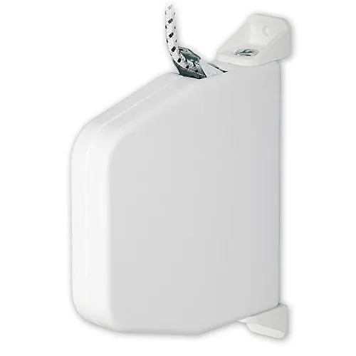 Selve Mini-Schnurwickler Aufputz schwenkbar mit 5m Schnur 4,5mm Stärke (weiß)