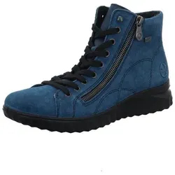 Rieker Damen 59010 Schnürstiefel – Blau, 39 EU in blau von Rieker