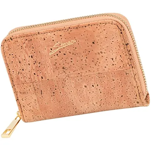 Simaru Geldbörse Naomi aus Kork in beige von Simaru