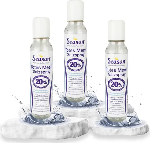 SEASAN Totes Meer Salzspray 150ml – 3er Pack für effektive Hautpflege