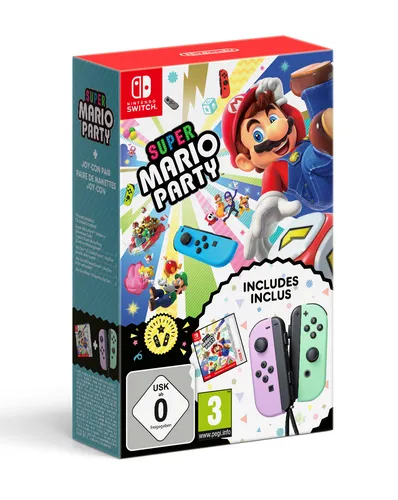 Super Mario Party + Joy-Con Set für Nintendo Switch - NEU - Multiplayer-Vergnügen für die ganze Familie! Erlebe Action & Abenteuer in diesem neuen Spiel von Nintendo, ideal für unvergessliche Spielabende.