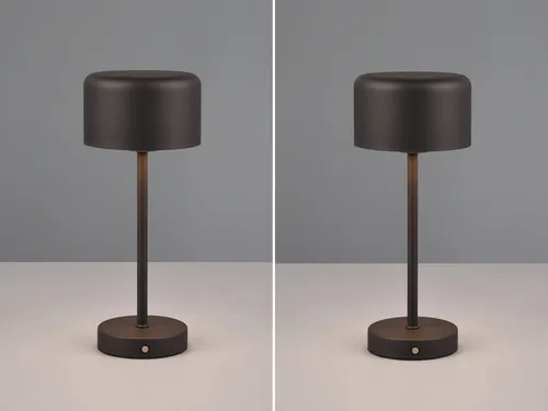 2er SET Kabellose LED Akku Tischleuchte, 30cm - Flexibel ohne Strom - Klassische Tischleuchten im 2er SET, ideal für jeden Raum. Dank Akku und USB-C Ladefunktion bieten sie bis zu 12 Stunden warmes Licht, perfekt für Orte ohne Stromanschluss.