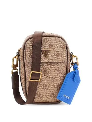 Guess Milano Micro Umhängetasche Braun für Herren von GUESS