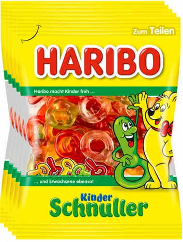 Haribo Kinder Schnuller in gelb von HARIBO