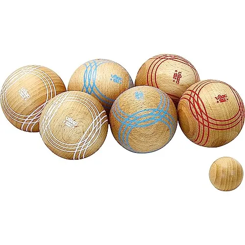Vilac Complete Boccia-Spiel – Geschicklichkeitsspiel aus Holz für Kinder