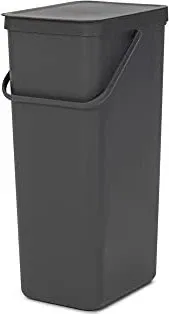 Brabantia Recyclingeimer Sort & GO 40 L Grau von Brabantia