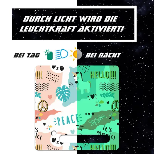 Toniebox Einhorn Blau Nachtleuchtend Folie Aufkleber Schutzfolie Zubehör Y031