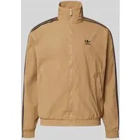 adidas Originals Trainingsjacke 'Classic' in Beige, Größe S in beige von adidas
