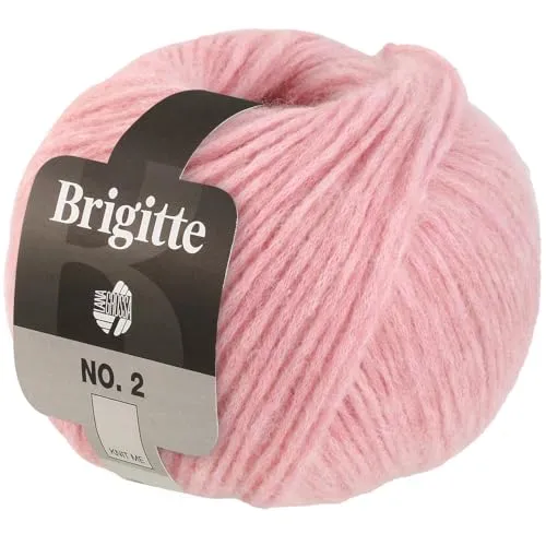 Produktbild LANA GROSSA Brigitte Nr.2 | Edle Netzgarnstruktur aus Alpaka und Baumwolle | Handstrickgarn aus 47% Alpaka, 45% Baumwolle & 8% Schurwolle | 50g Wolle zum Stricken & Häkeln | 140m Garn FB 54
